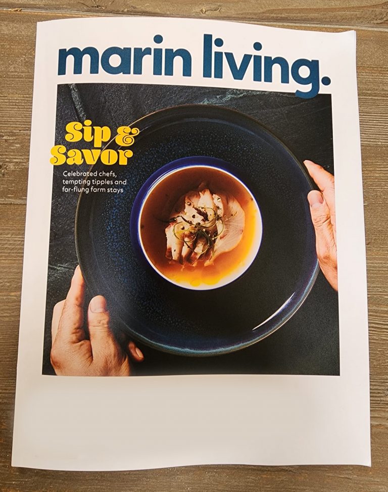 Interview in Marin Living Magazine